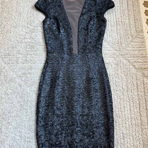 Dress the Population Kylie Black Sequin Mini Dress - Picture 3 of 3